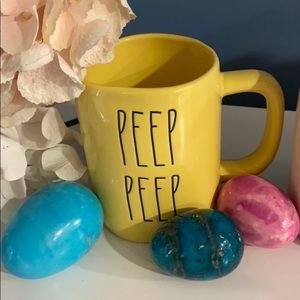 Rae Dunn PEEP PEEP Yellow Coffee Mug